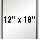 12"x18" Custom Signs. 0.08 aluminum Standard or Reflective